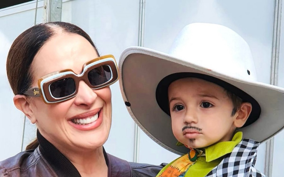 Claudia Raia e Luca (Foto: Reprodução/Instagram)