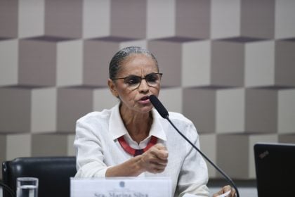 Marina Silva é ouvida novamente no Senado após polêmicas na Câmara Ministra do Meio Ambiente, Marina Silva, em audiência no Senado. (Foto: Edilson Rodrigues/Agência Senado)