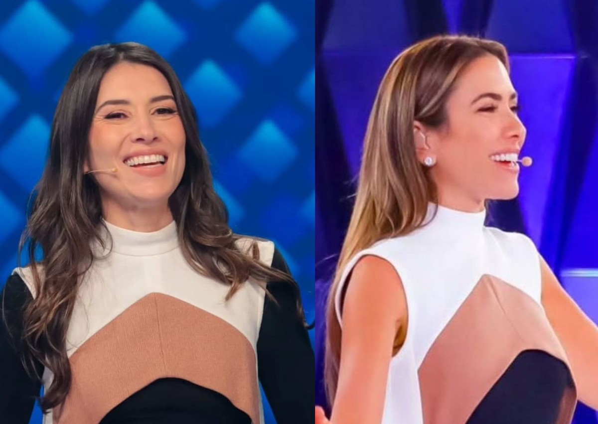 Rebeca Abravanel usa look icônico de Patricia Abravanel em programa de TV Rebeca Abravanel e Patricia Abravanel (Foto: Reprodução | Instagram)