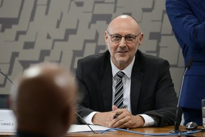 Diretor-geral da Agência Brasileira de Inteligência (Abin), Luiz Fernando Corrêa. (Foto: Pedro França/Agência Senado)