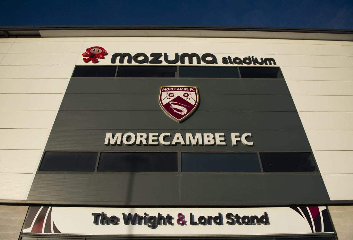 Morecambe pode ser expulso da National League devido a problemas financeiros Foto: Reprodução/The Athletic UK