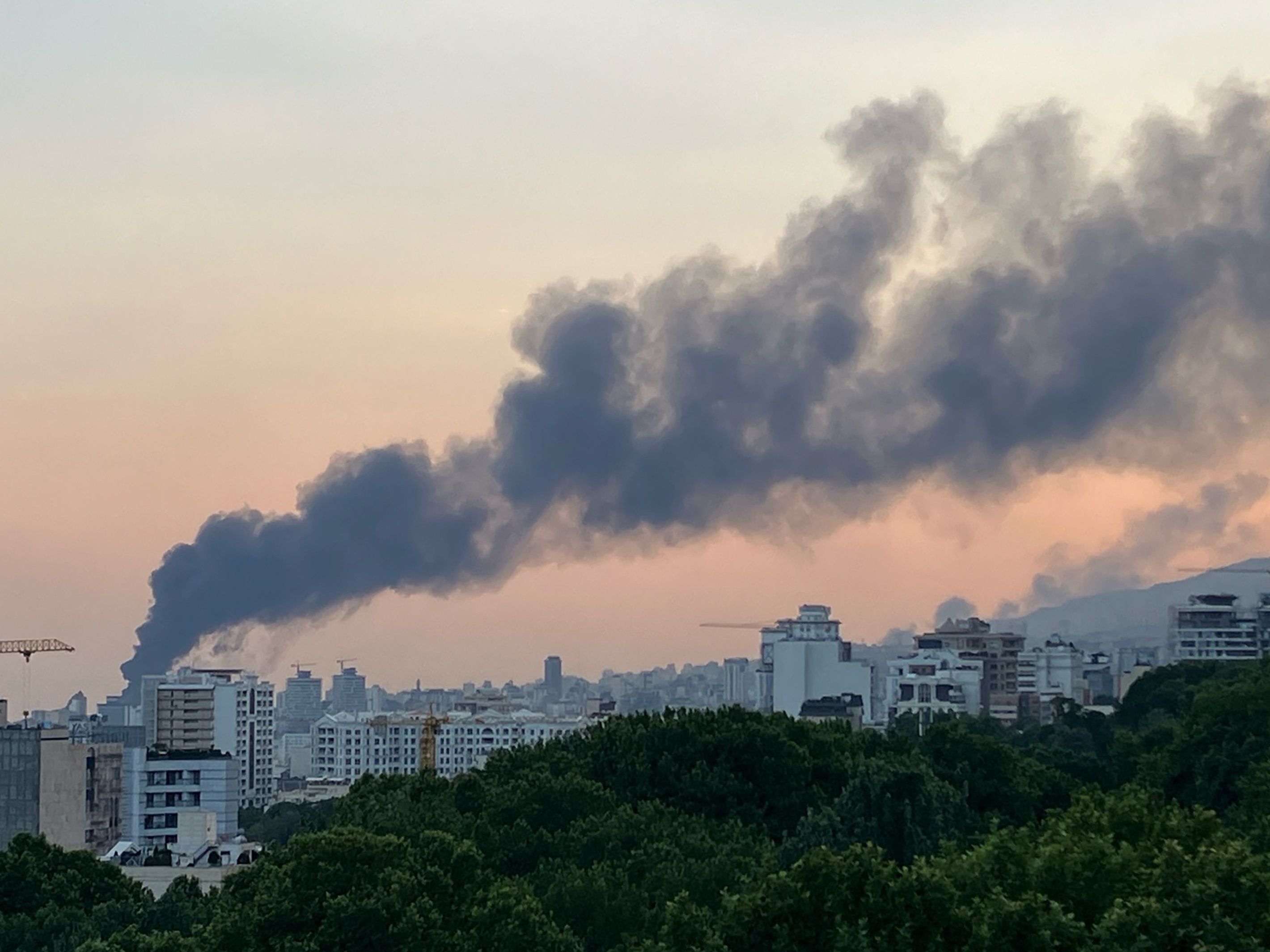 Israel bombardeia TV estatal do Irã (Foto: AFP)