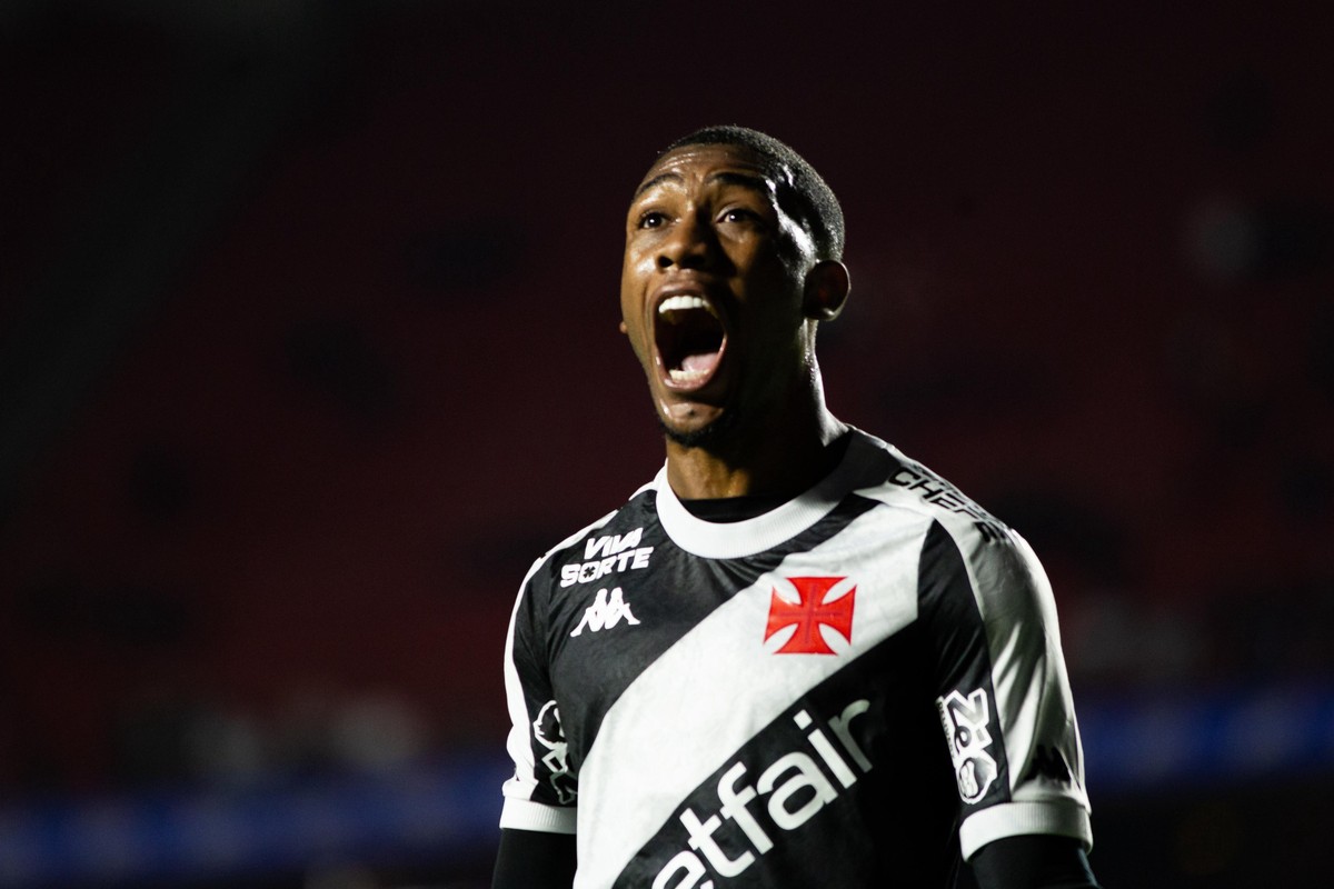Rayan foi destaque contra o São Paulo (Foto: Matheus Lima/Vasco)