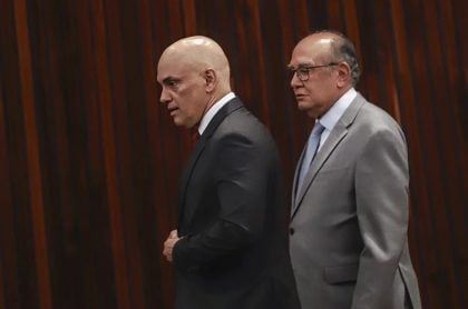 Gilmar Mendes propõe que Alexandre de Moraes assuma relatoria sobre crise do IOF Foto: Antônio Cruz/ABR