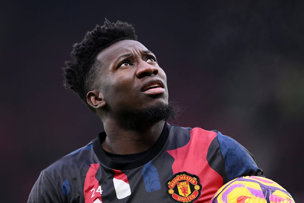 Onana ficará de fora da pré-temporada do Manchester United por lesão na coxa Foto: Reprodução/The Athletic UK