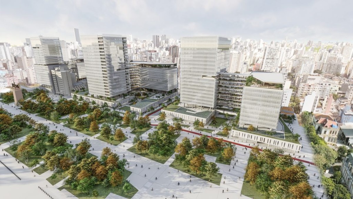 Novo Centro Administrativo: governo vai fazer uma PPP para transferir gestão estadual para os Campos Elíseos (Foto: Divulgação)