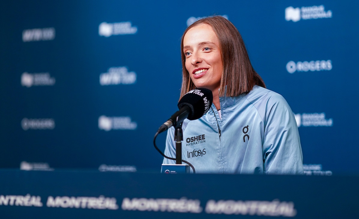 Iga e Pegula fazem sua estreia no torneio de Montreal nesta quarta-feira Foto: Reprodução