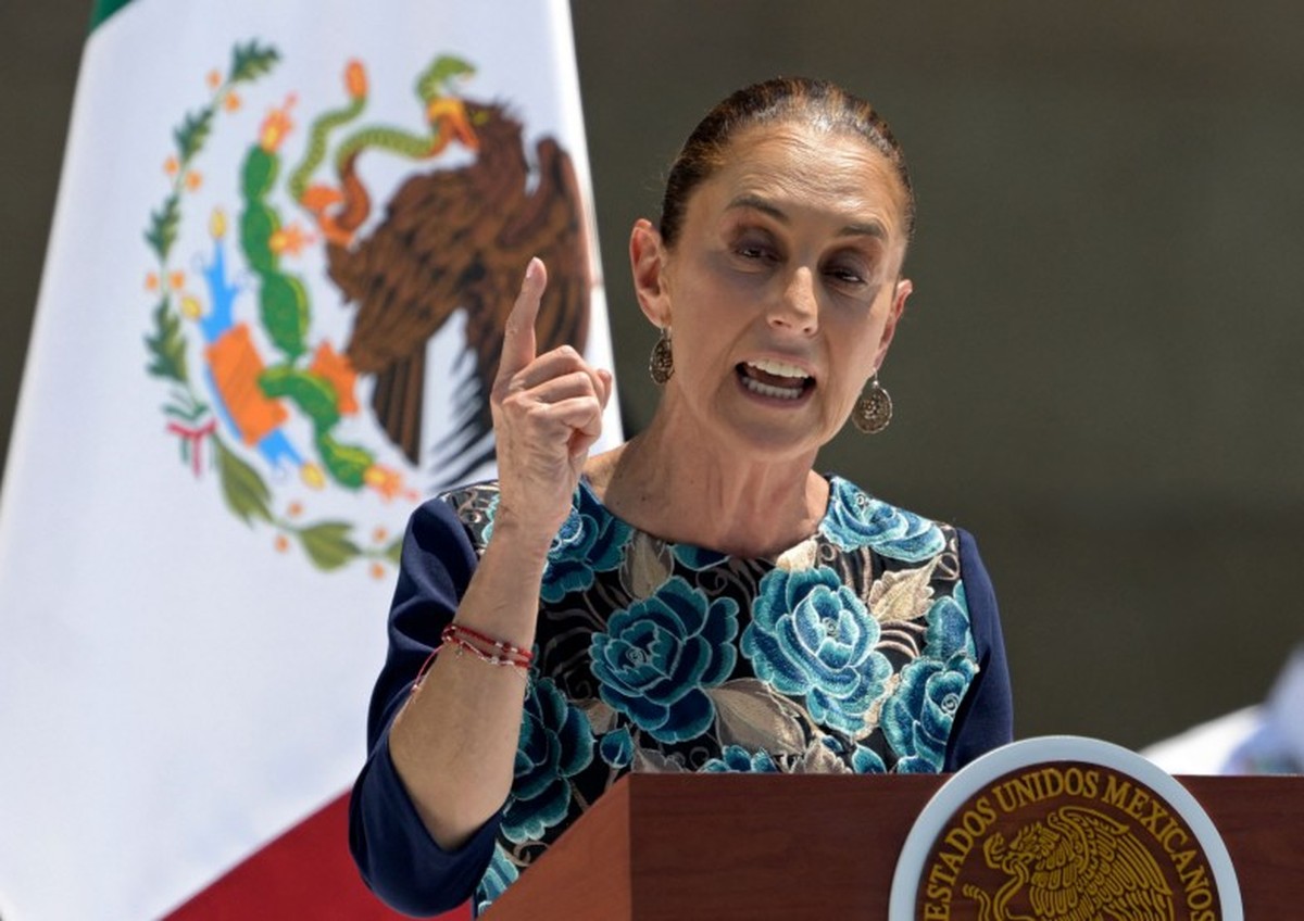 Sheinbaum afirma que acusações dos EUA contra bancos mexicanos carecem de provas Presidente do México, Claudia Sheinbaum (Foto: AFP)
