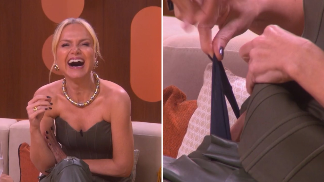 Eliana provoca risadas ao revelar segredos sobre sua lingerie no 'Saia Justa' Foto: Reprodução