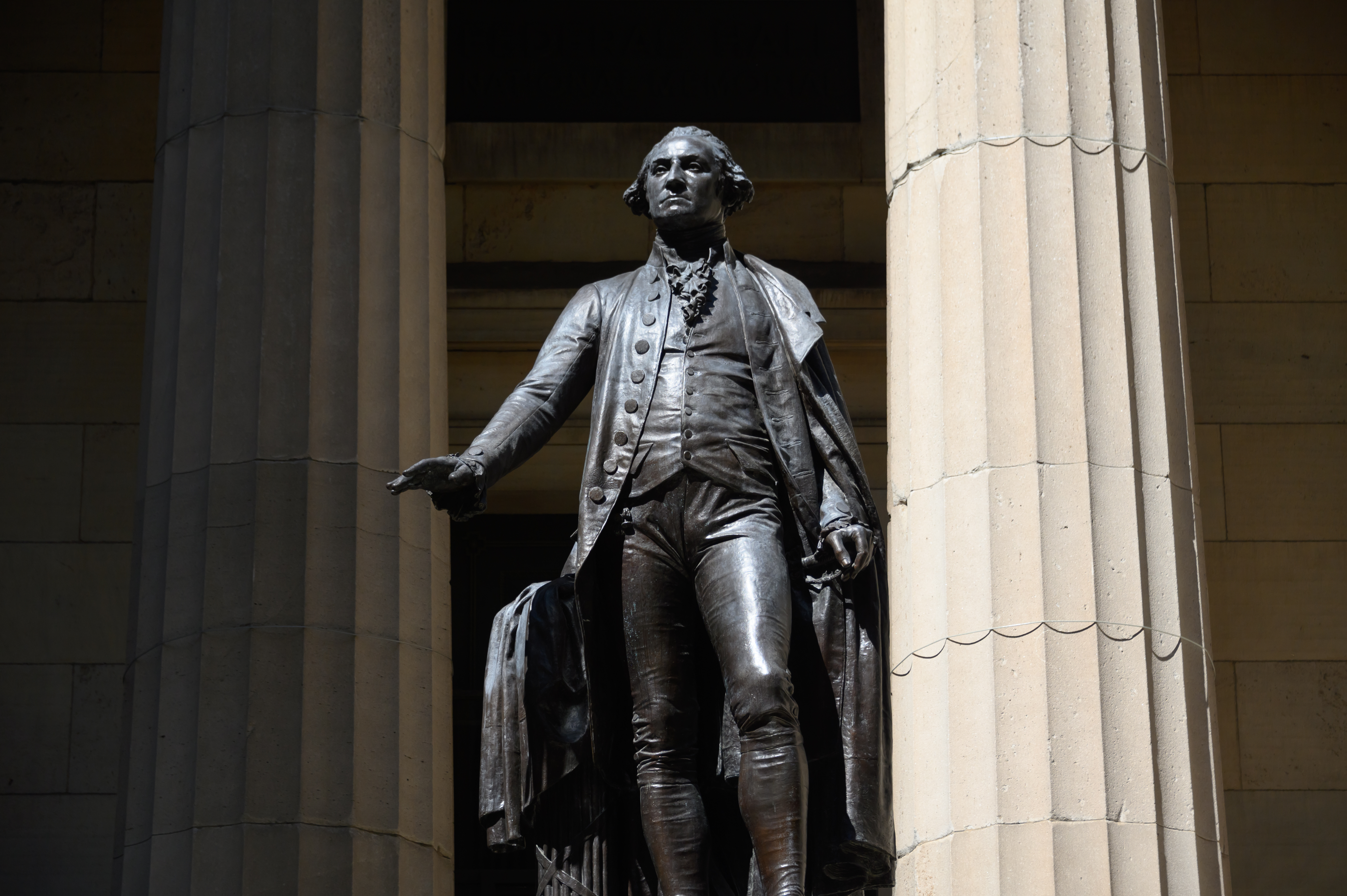 Trump destina US$ 40 milhões para estátuas no novo Jardim Nacional de Heróis George Washington, o primeiro presidente dos EUA, está entre os 244 nomes para estátuas potenciais no Jardim Nacional de Heróis Americanos. (Foto: Noam Galai/Getty Images)