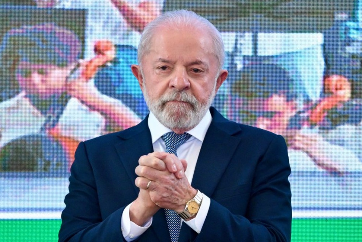 Lula critica Bolsonaro e rejeita interferência de Trump em assuntos do Brasil Lula participa de reunião do Conselho do Desenvolvimento Econômico Social Sustentável (CDESS) (Foto: EVARISTO SA / AFP)