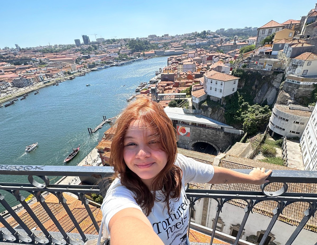 Brasileira denuncia agressora por xenofobia em Portugal após identificar suspeita Yara Costa no Porto (Foto: Arquivo pessoal para Portugal Giro)