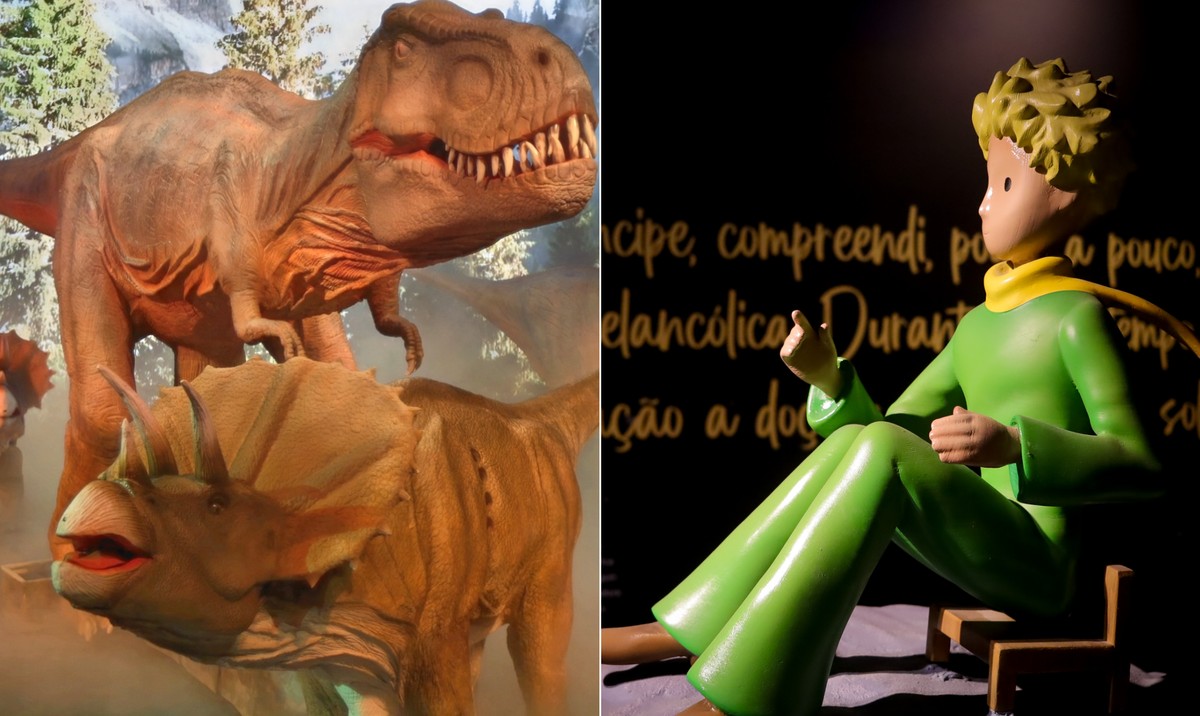 Diversão em família: Jurassic Safari e atrações gratuitas para crianças no Rio Jurassic Safari Experience e O Pequeno Príncipe — Foto: divulgação