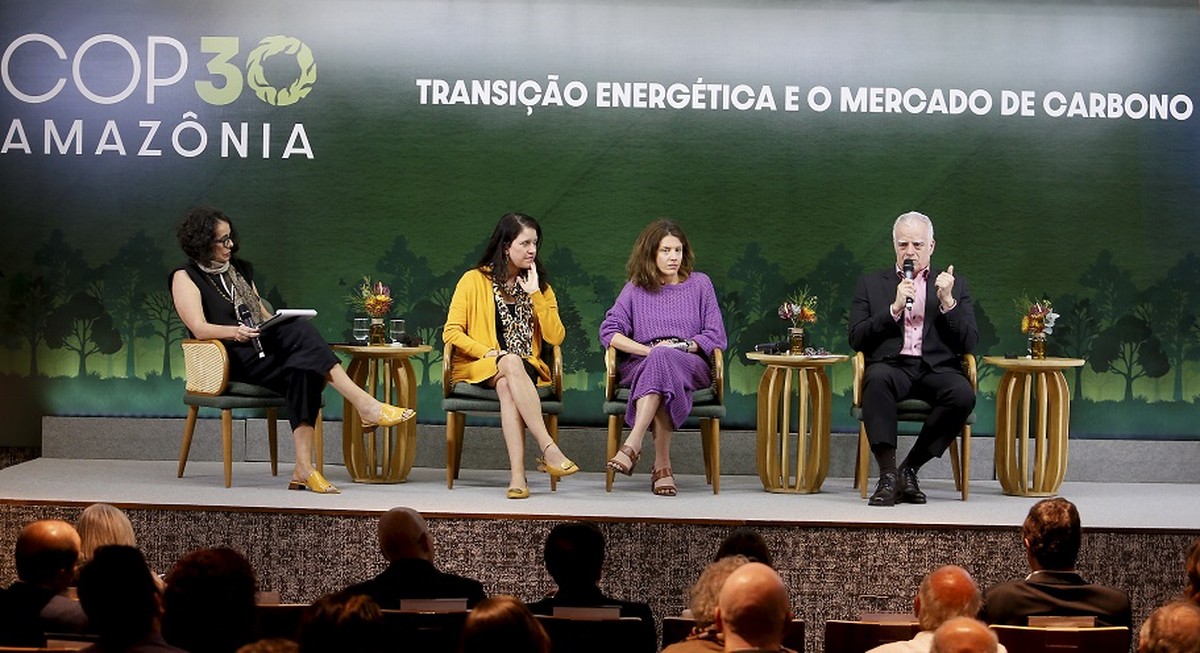 Seminário 'Transição Energética e Mercado de Carbono' (Foto: Marcelo Theobald/ Agência O Globo)