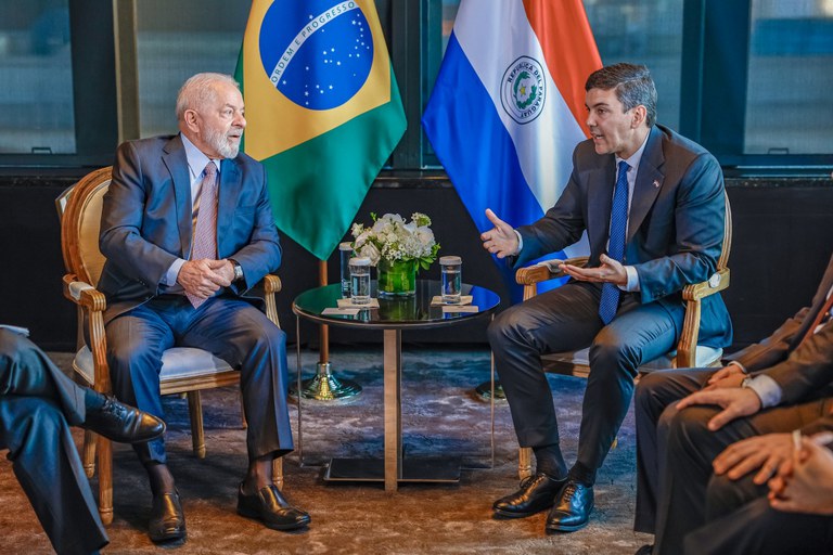 Lula e Peña buscam soluções para acordo de Itaipu após crise diplomática Foto: Reprodução