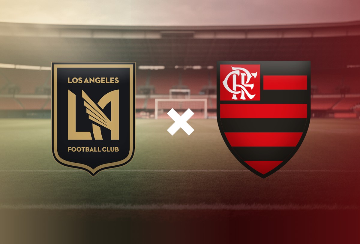 Flamengo e Los Angeles se enfrentam no Mundial de Clubes da Fifa; saiba onde assistir Los Angeles x Flamengo (Foto: Editoria de Arte)