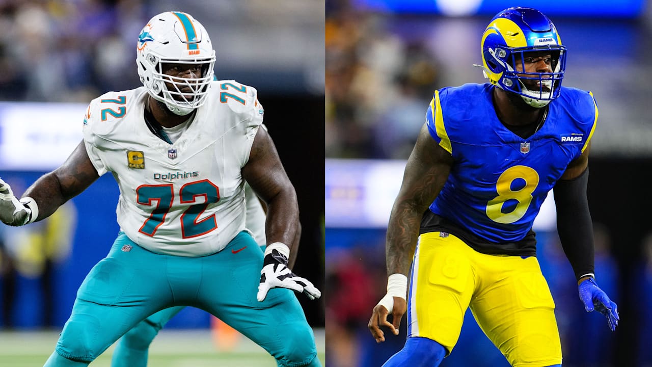 Terron Armstead celebra aposentadoria e evita enfrentar Jared Verse novamente Foto: Reprodução/@NFL