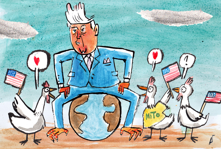 Brasil enfrenta desafios na busca por autonomia diante da hegemonia americana Ilustração: Allan Sieber