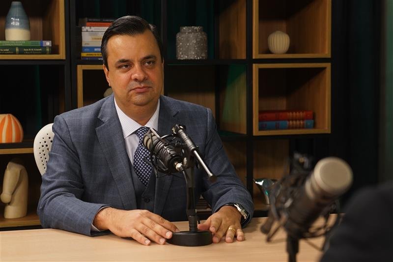 Setor de carne do Brasil pode perder US$ 1 bilhão com tarifas de Trump Roberto Perosa, presidente da Abiec, durante entrevista no programa Agro em Pauta (Foto: Gunter Werk)
