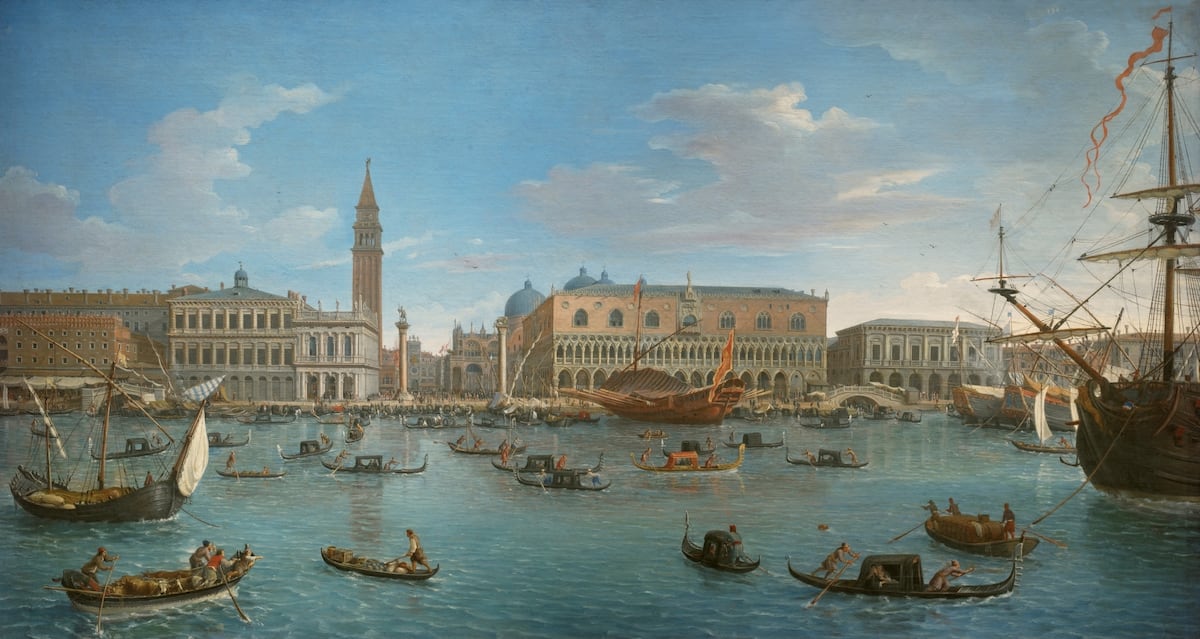 Vista de Veneza a partir da ilha San Giorgio (1697). Gaspare Vanvitelli (Foto: Gaspare Vanvitelli)