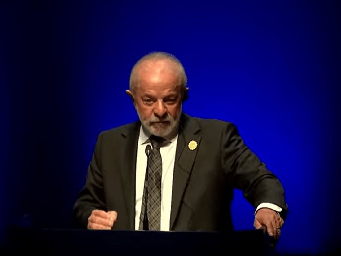 Extrema direita utiliza comércio como arma em guerra cultural, afirma Lula Presidente Lula (PT) após o encontro "Democracia Sempre", no Chile (Foto: Reprodução/YouTube/CanalGov)