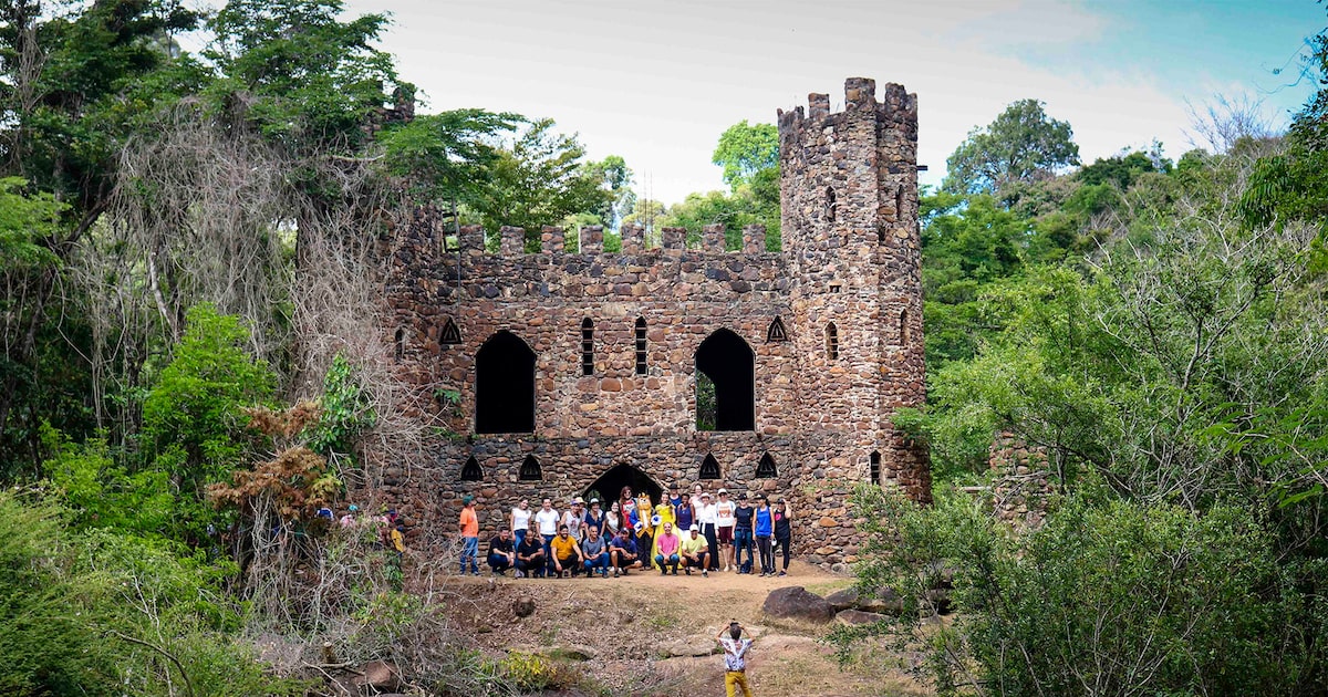 Castelo Scravoni em Caconde (SP) (Foto: Reprodução/Turismo Caconde)