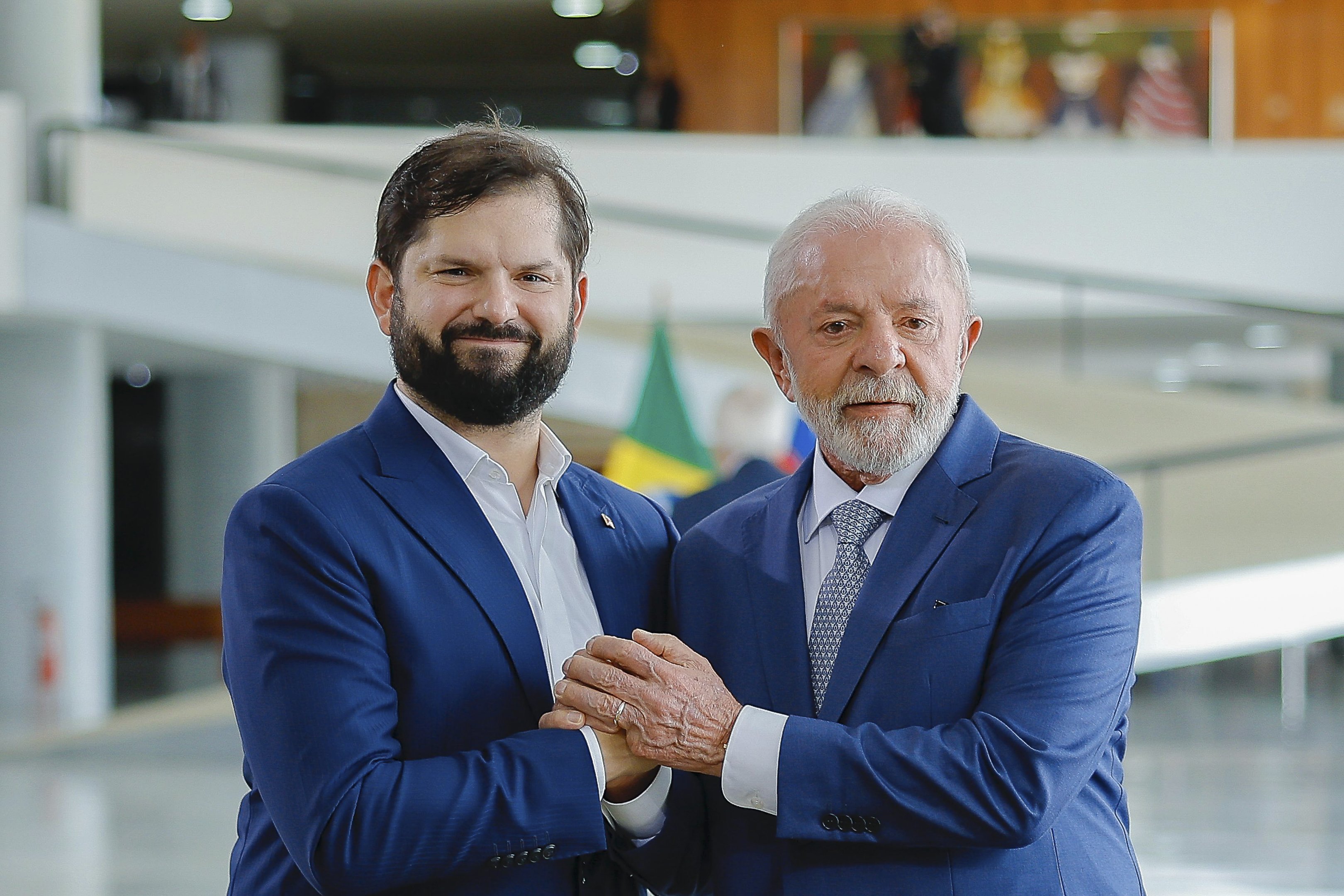 Democracia: Lula e Boric lideram agenda conjunta em Santiago (Foto: Ricardo Stuckert / PR/ Flickr/Getty Images)