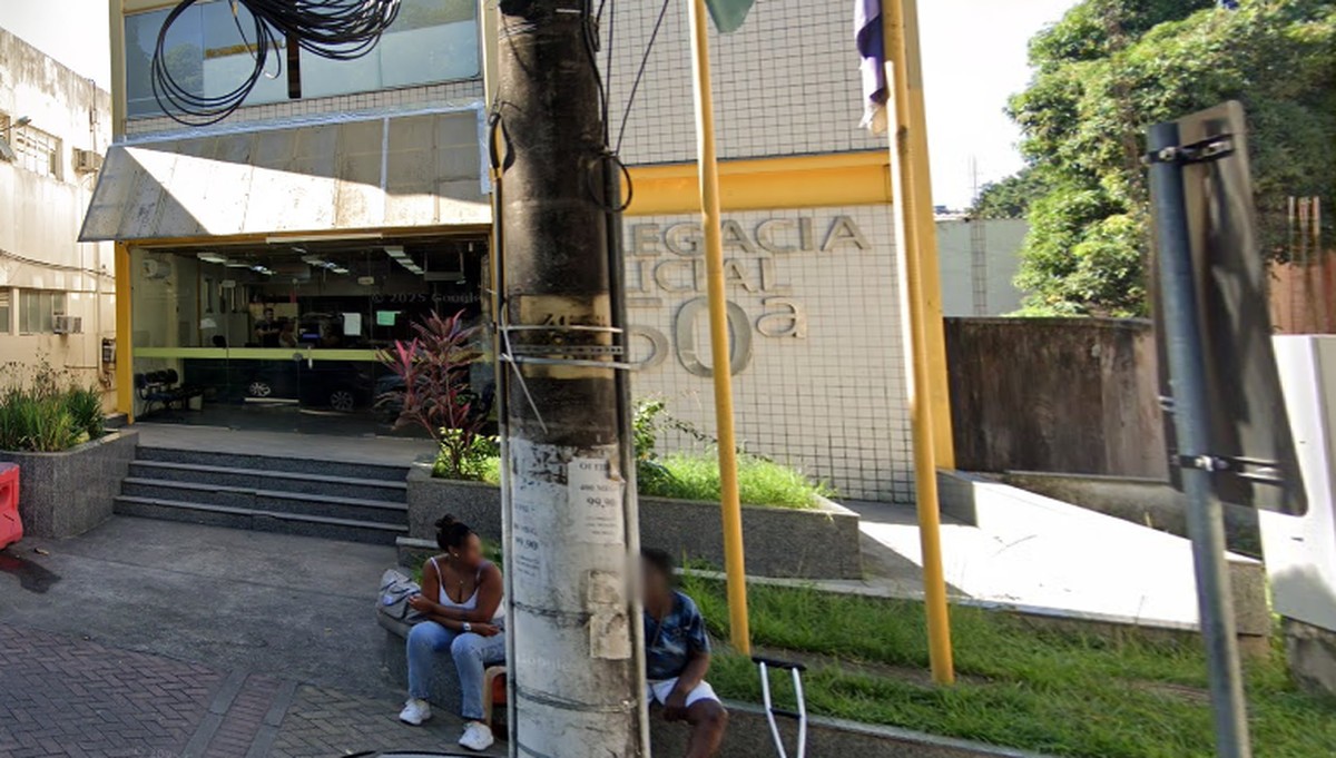 Delegacia de Itaguaí, para onde os presos foram levados (Foto: Google Maps/Reprodução)