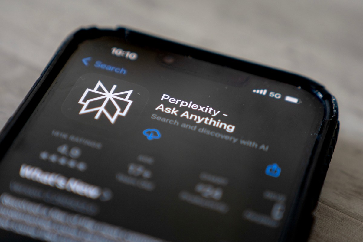 Apple planeja adquirir a Perplexity para impulsionar sua inteligência artificial A startup de busca Perplexity é avaliada em US$ 14 bilhões (Foto: Bloomberg)