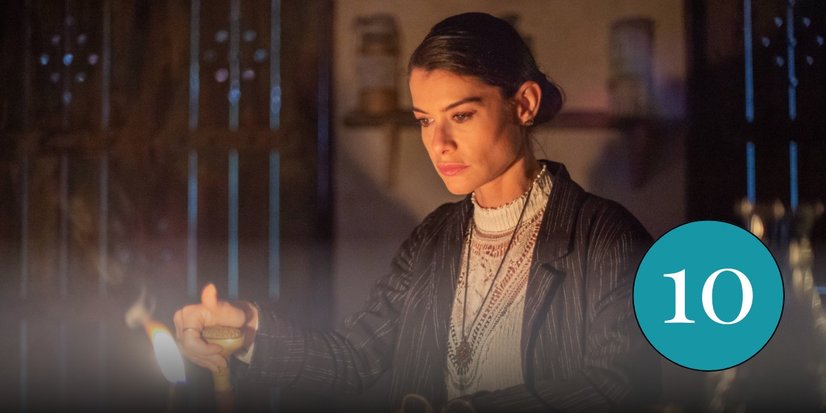 Alinne Moraes em 'Guerreiros do Sol' (Foto: TV Globo)