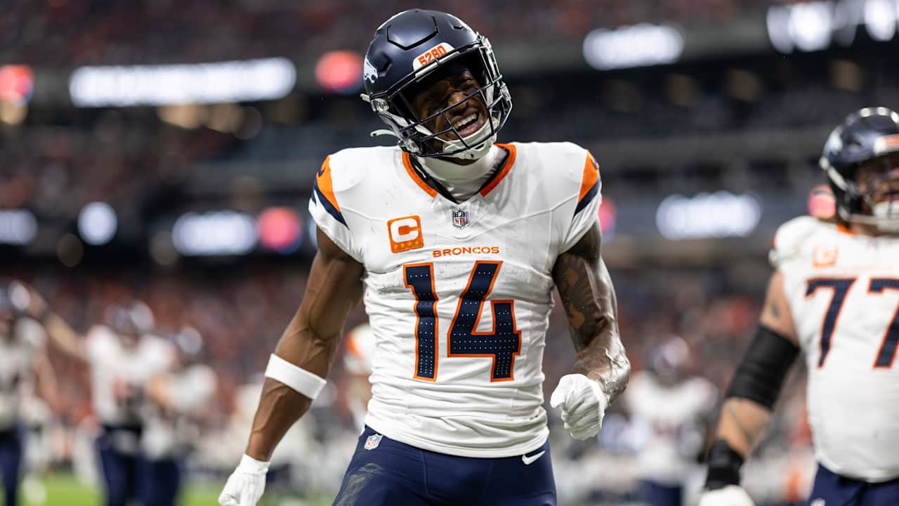 Courtland Sutton abre mão de dinheiro para manter time dos Broncos unido Foto: Reprodução/@NFL