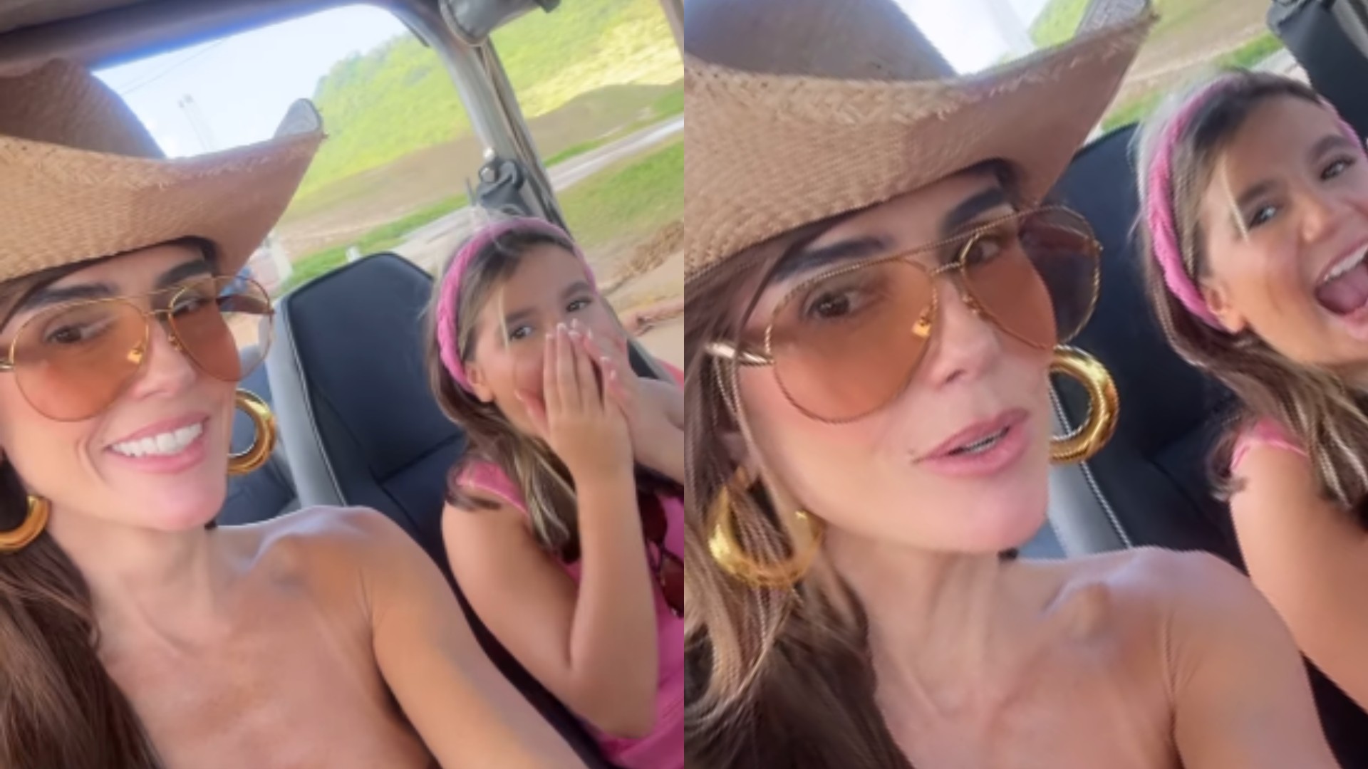 Deborah Secco aproveita férias em Noronha com a filha antes de novo reality show Foto: Reprodução