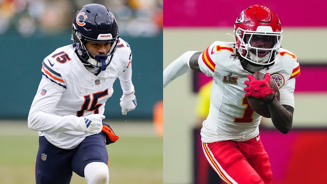 Bears e Chiefs apostam em Rome Odunze e Xavier Worthy para ataque aéreo em 2025