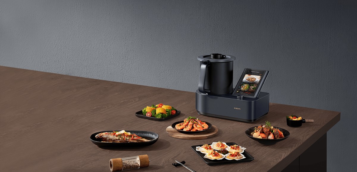 Xiaomi Smart Cook promete substituir 30 eletrodomésticos na cozinha moderna Foto: Reprodução
