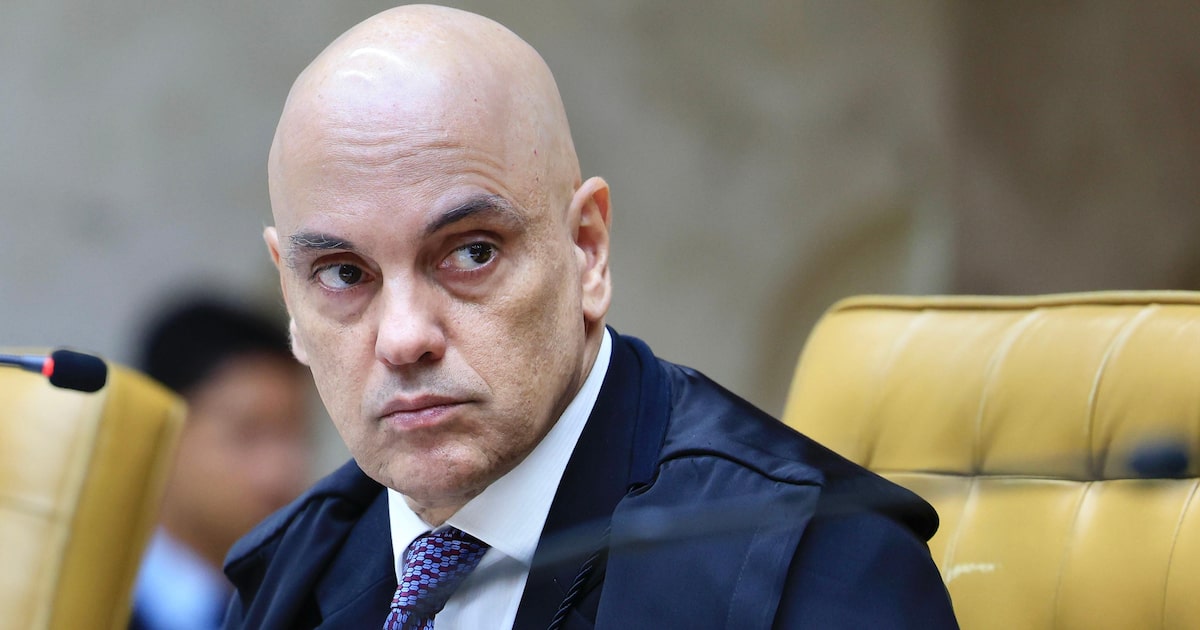 Ministro Alexandre de Moraes durante sessão plenária do Supremo Tribunal Federal. (Foto: Fellipe Sampaio/STF)