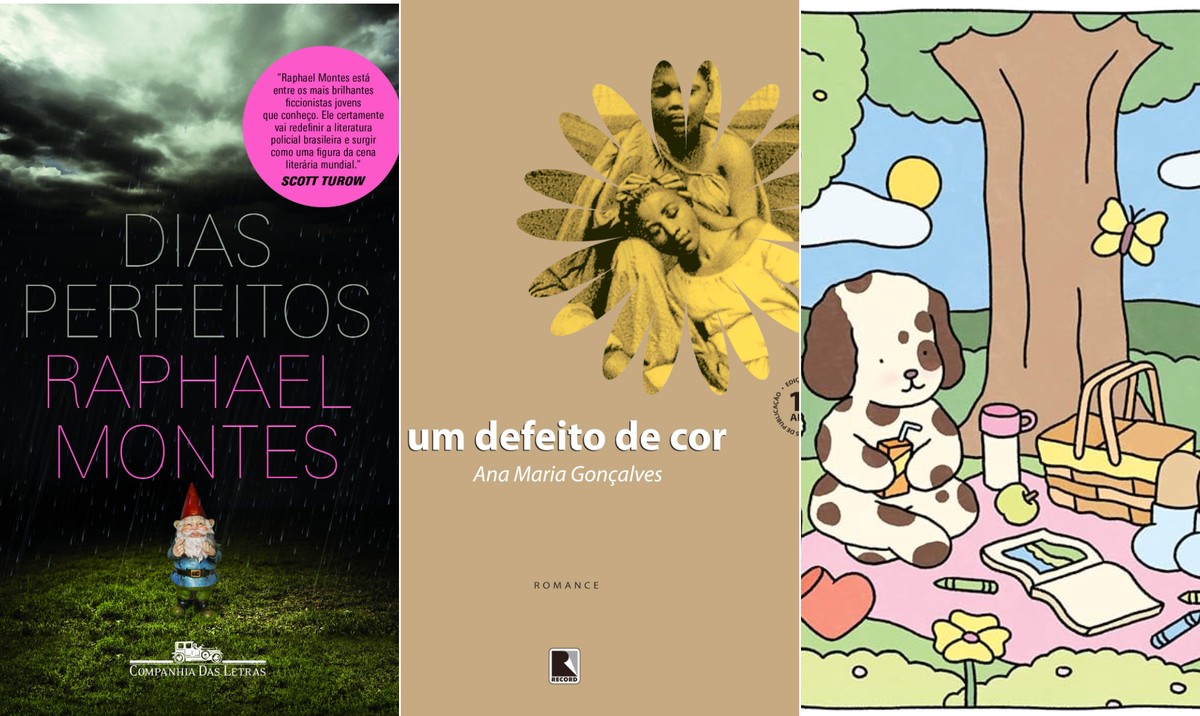Amazon Prime Day oferece 9 livros imperdíveis em promoção especial Ofertas antecipadas do Prime Day 2025: 'Dias perfeitos', de Raphael Montes; 'Um defeito de cor', de Ana Maria Gonçalves; e 'Dias Quentes' da série Bobbie Goods para colorir — Foto: Divulgação