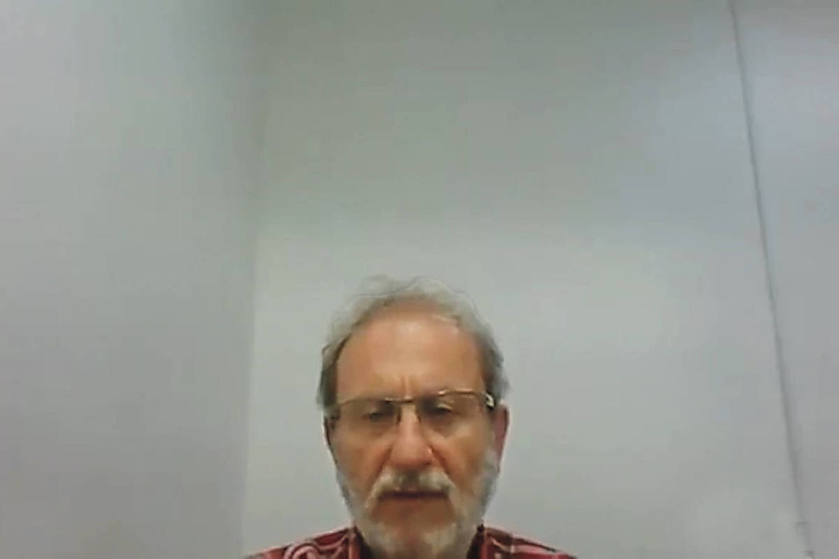 Doleiro Alberto Youssef, pivô da Operação Lava Jato, durante audiência de custódia realizada em 2023 pela 13ª Vara Federal de Curitiba (Foto: Reprodução/JF-PR)