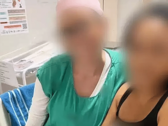 Falsa estudante frequenta aulas e assiste a parto em hospital da UFMS Caloura fake posta foto com mãe e recém-nascido em hospital universitário (Foto: Reprodução/Instagram)