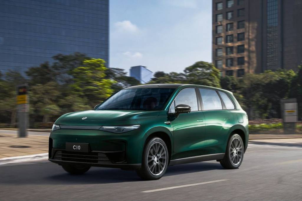 Montadoras brasileiras se unem a marcas chinesas para impulsionar eletrificação SUV elétrico chinês Leapmotor C10 terá motor 1.5 a gasolina que vai funcionar como gerador (Foto: Divulgação)