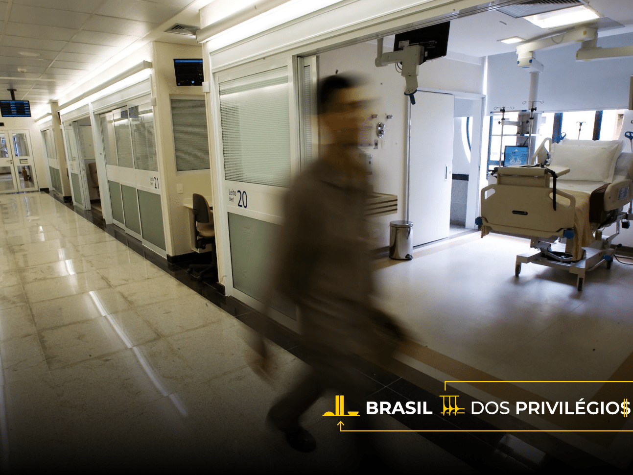 Brasil dos Privilégios - Reembolsos para parlamentares. Na imagem, UTI do hospital Sírio-Libanês em SP (Foto: Danilo Verpa/Folhapress)
