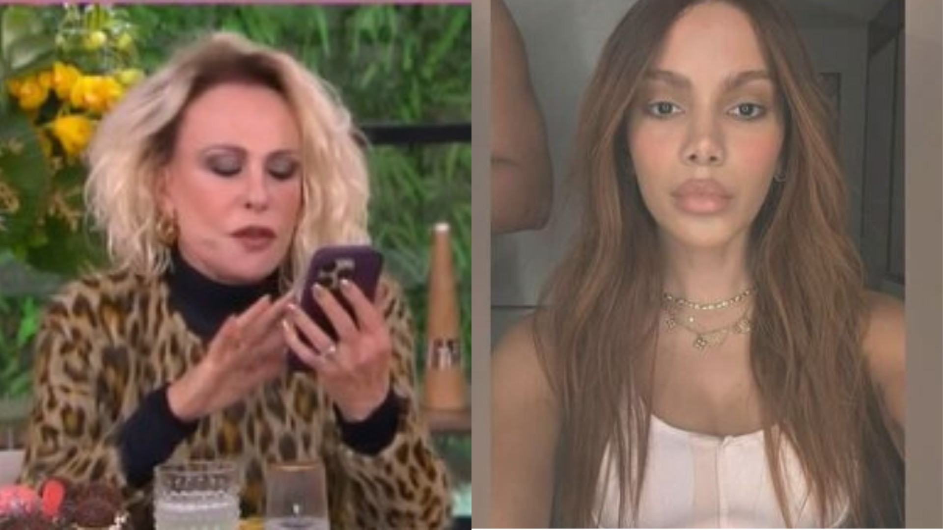 Ana Maria Braga compartilha foto de Anitta e faz brincadeira com Gil do Vigor Foto: Reprodução