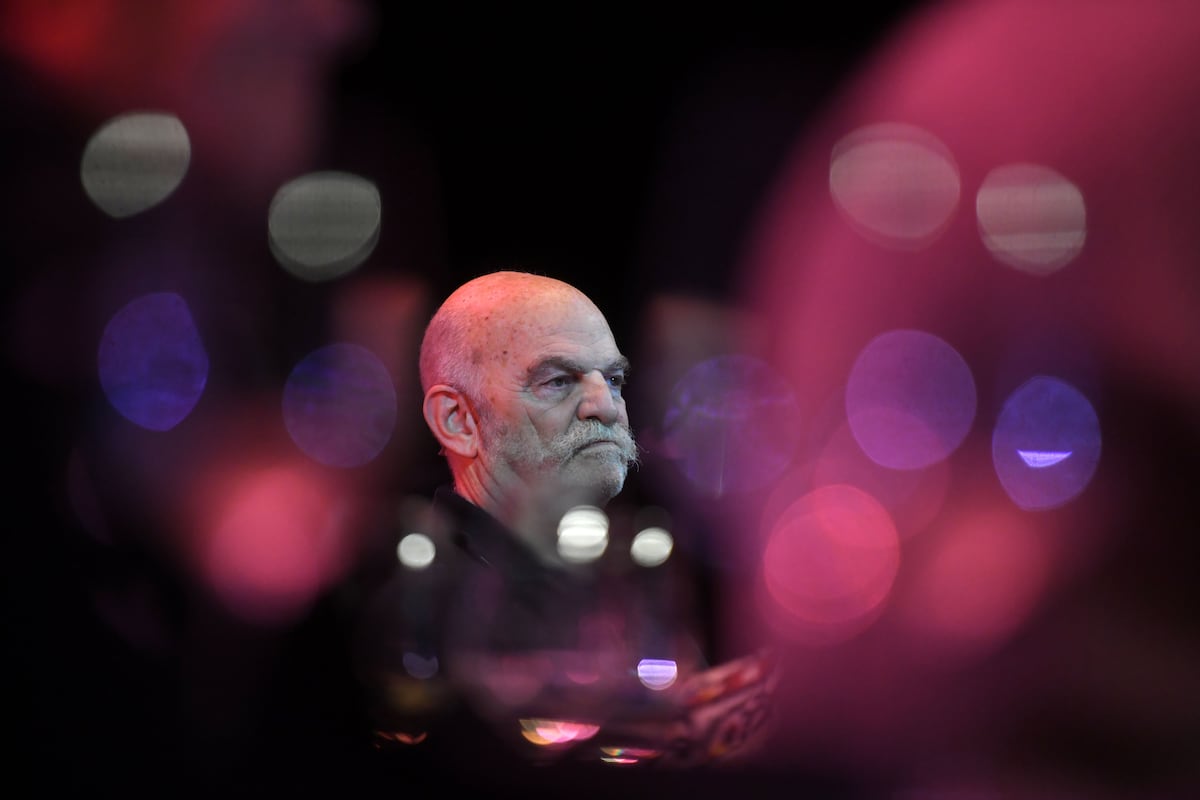Jean Martín Caparrós em seu homenagem, o 10 de julho de 2025. (Foto: ENRIQUE GARCÍA MEDINA)