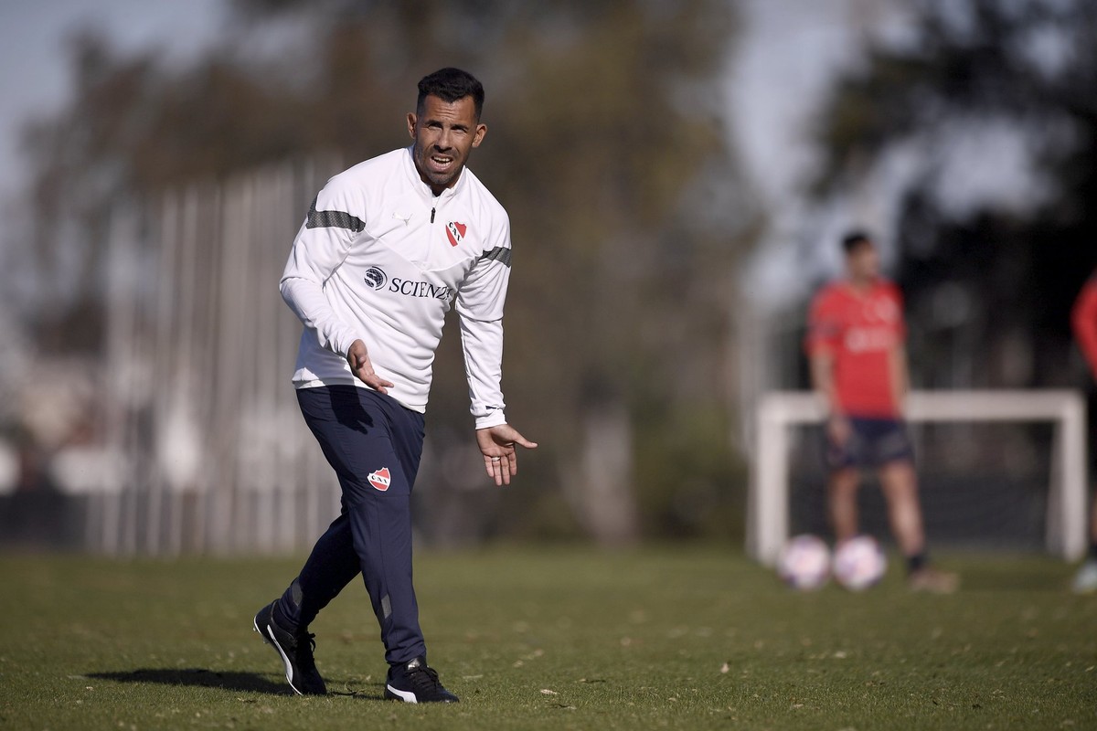 Tévez pelo Independiente (Foto: Divulgação/Independiente)