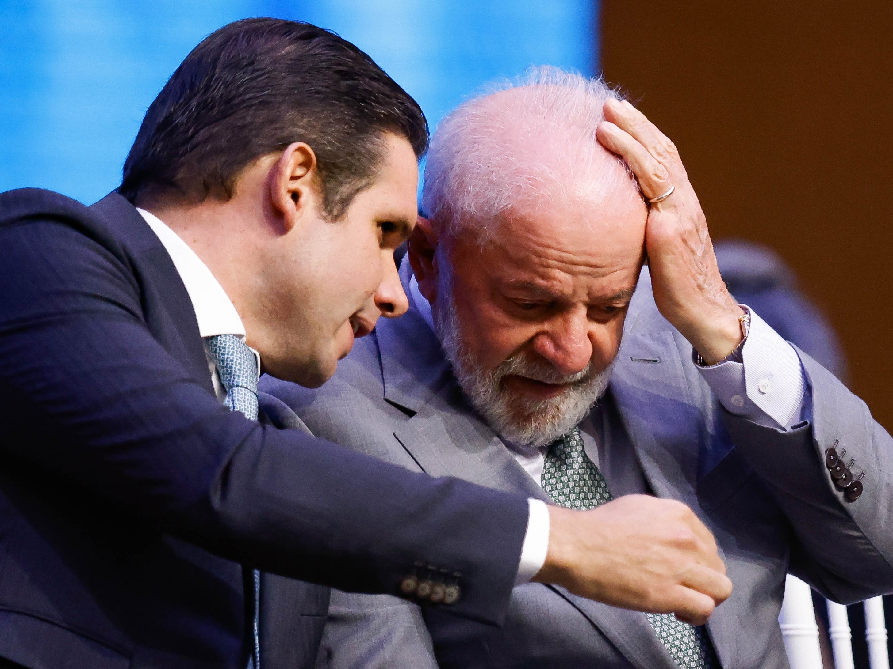 Governo intensifica pressão sobre Congresso com novo plano de contingenciamento Presidente Luiz Inácio Lula da Silva (PT) e o presidente da Câmara dos Deputados, Hugo Motta (Republicanos-PB) (Foto: WILTON JUNIOR/ESTADÃO CONTEÚDO)