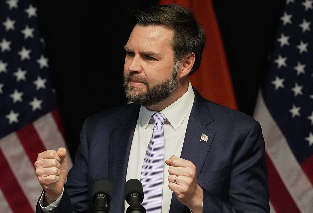 Vice-presidente dos Estados Unidos, J.D. Vance (Foto: Manish Swarup/AP)