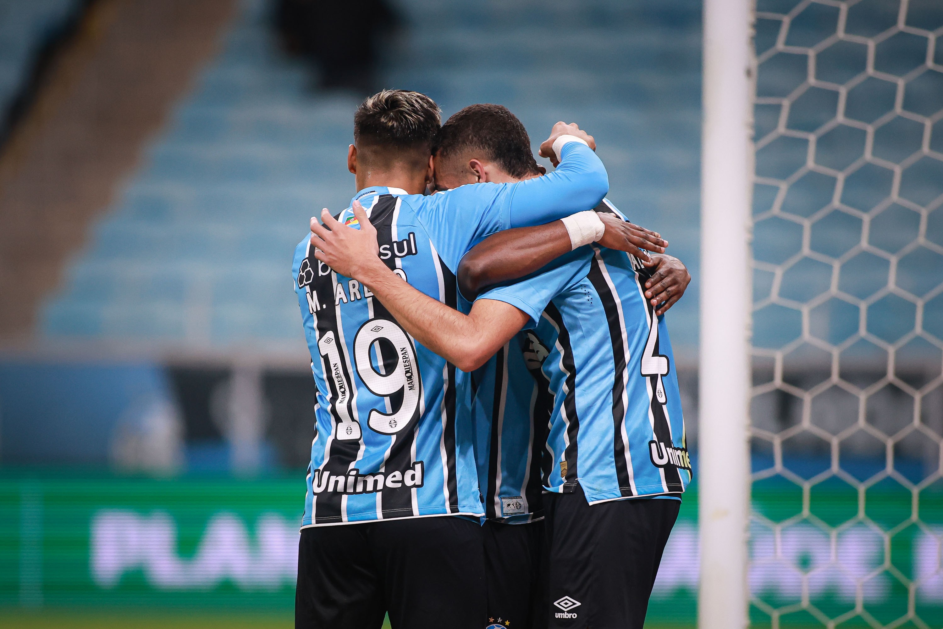 Grêmio exibe força ofensiva e deixa mensagem positiva após retorno das competições Foto: Reprodução