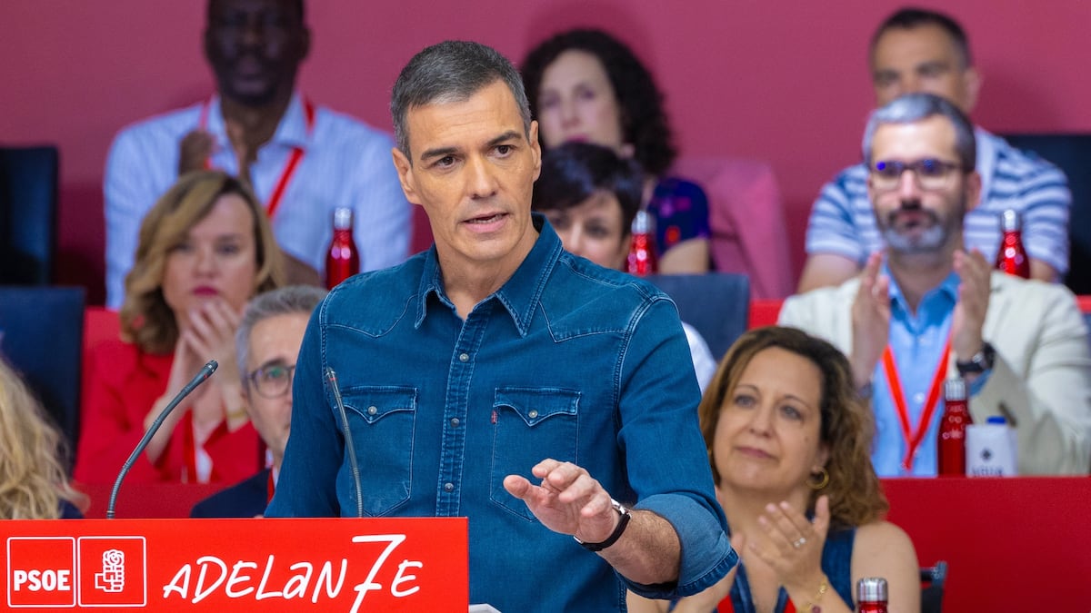 Sánchez enfrenta crise política e não consegue encontrar solução definitiva Pedro Sánchez, durante sua intervenção no comitê federal do PSOE neste sábado. (Foto: Eva Ercolanese (PSOE/EFE))