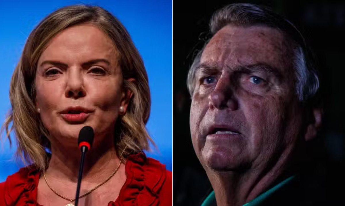 Gleisi acusa Bolsonaro de conspirar com Trump para pressionar o STF Gleisi criticou Bolsonaro após a divulgação do relatório da PF sobre o caso das joias (Foto: Brenno Carvalho / Agência O Globo)