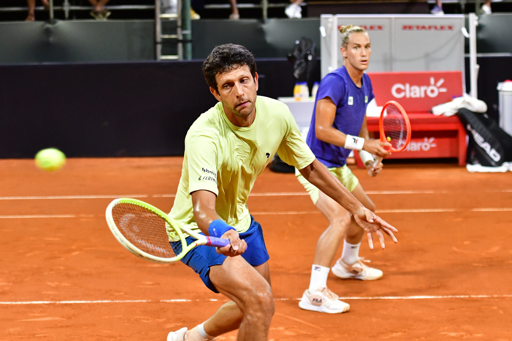 Matos e Melo iniciam campanha promissora no torneio de saibro em Bastad Foto: Reprodução