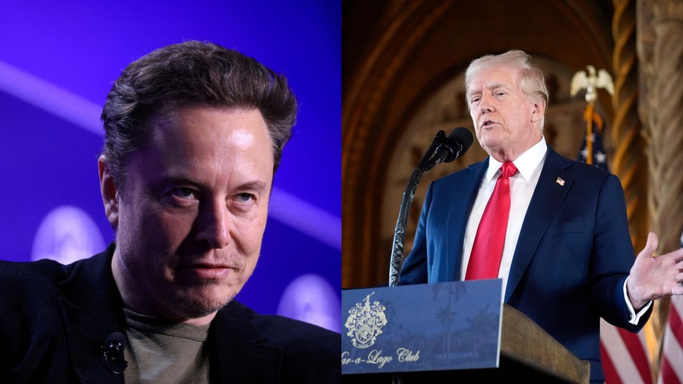 Musk fecha contrato milionário com governo dos EUA para projeto inovador Elon Musk (à esquerda), bilionário e dono da rede social X, e Donald Trump, presidente dos EUA. (Foto: David Swanson/Reuters/Alex Brandon/AP)